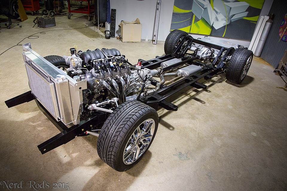 Nerd Rods Stage 4 Turn Key Chassis LS3 AT Corvette Suspension Conversion Ch...